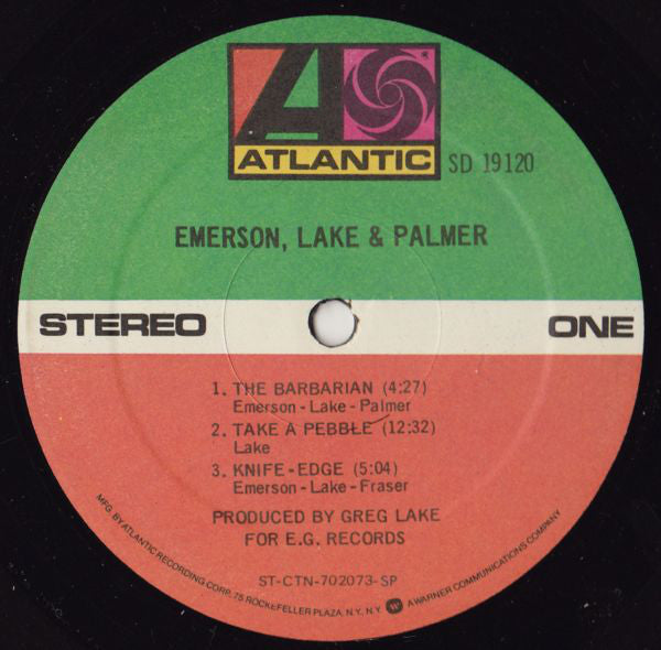 Emerson Lake & Palmer* - Emerson Lake & Palmer (LP, Album, RE)