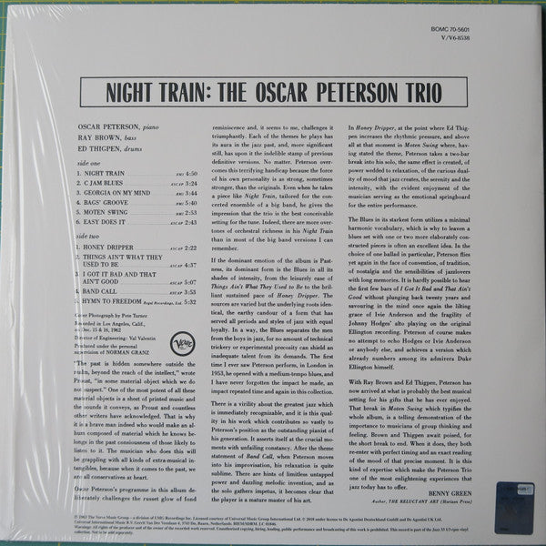 The Oscar Peterson Trio - Night Train (LP, Album, RE, 180)