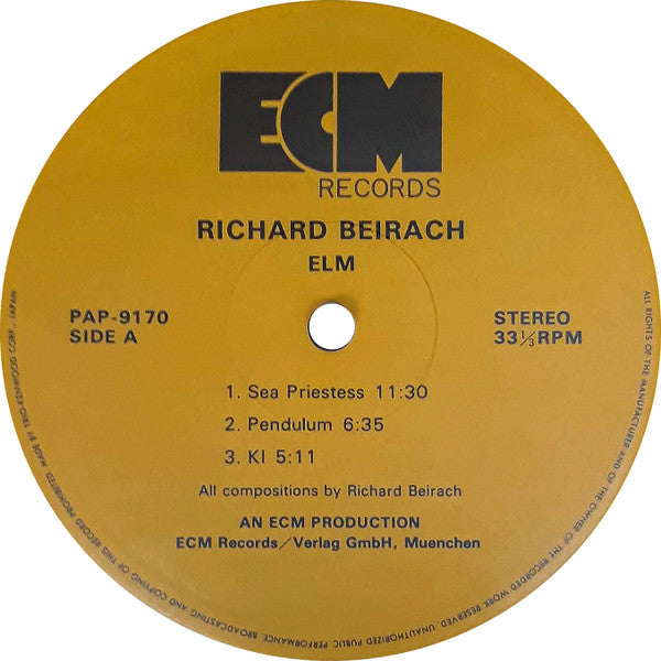 Richard Beirach - Elm (LP, Album)