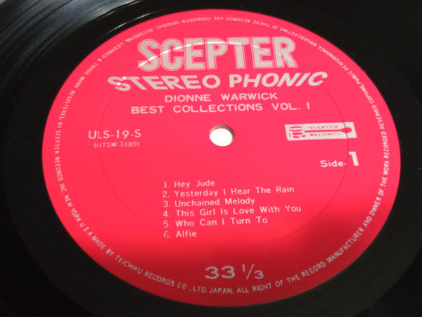 Dionne Warwick - Best Collections (2xLP, Comp, Ltd)