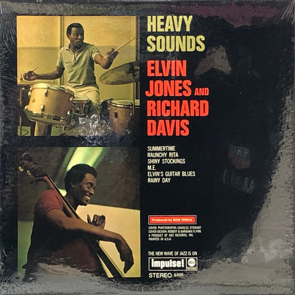 Elvin Jones And Richard Davis (2) - Heavy Sounds (LP, Album, Gat)