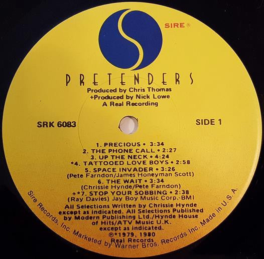 Pretenders* - Pretenders (LP, Album, Los)