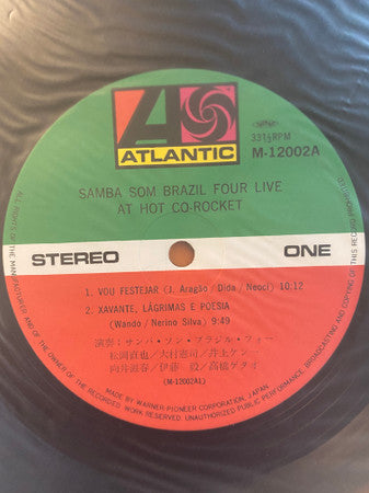 Samba Som Brazil Four - Live At Hot Co-Rocket (LP, Album)