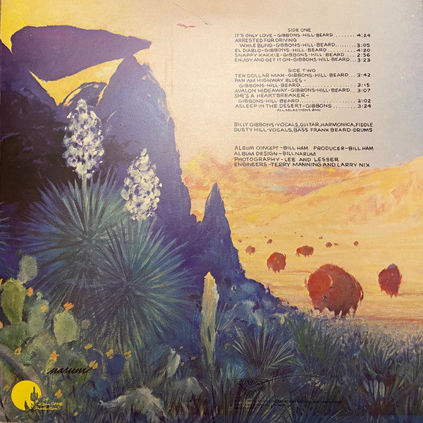 ZZ Top - Tejas (LP, Album, Promo)
