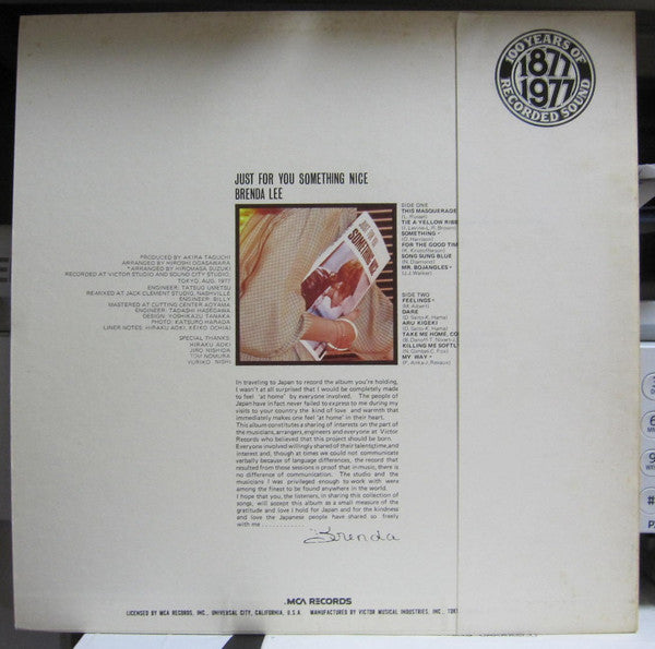 Brenda Lee - Just For You Something Nice (LP, Album)