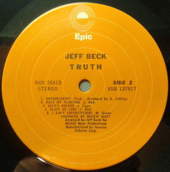 Jeff Beck - Truth (LP, Album)