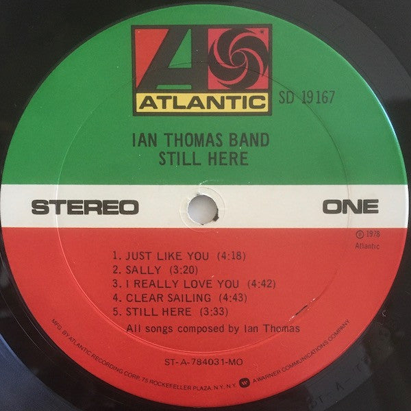 Ian Thomas Band - Still Here (LP, Album, Mon)