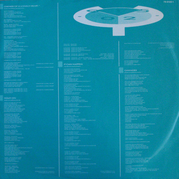 Yes - 90125 (LP, Album, SP)
