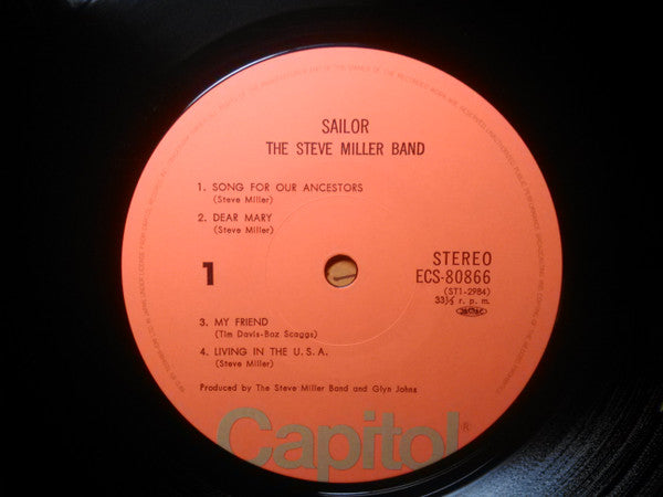 Steve Miller Band - Sailor (LP, Album, RE)