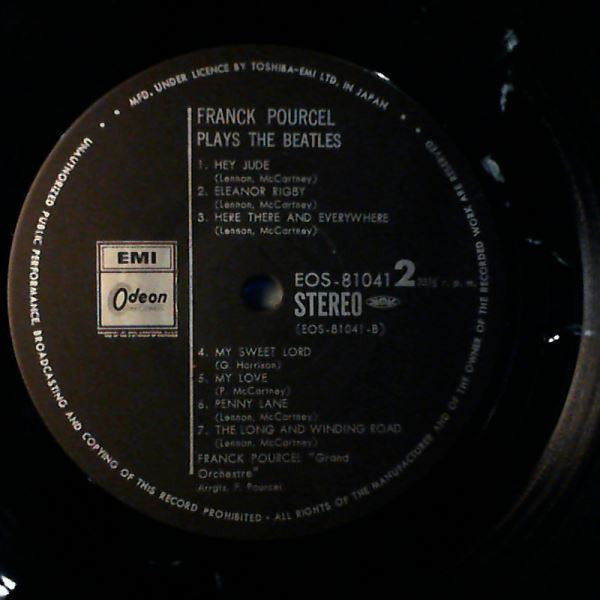 Franck Pourcel - Franck Pourcel Plays The Beatles (LP, Album)