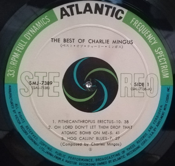 Charlie Mingus* - The Best Of Charlie Mingus (LP, Comp)