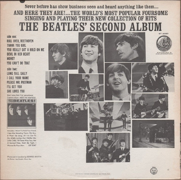 The Beatles - The Beatles' Second Album (LP, Album, Scr)