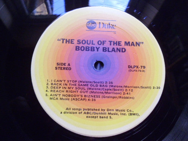 Bobby Bland - The Soul Of The Man (LP, Album)