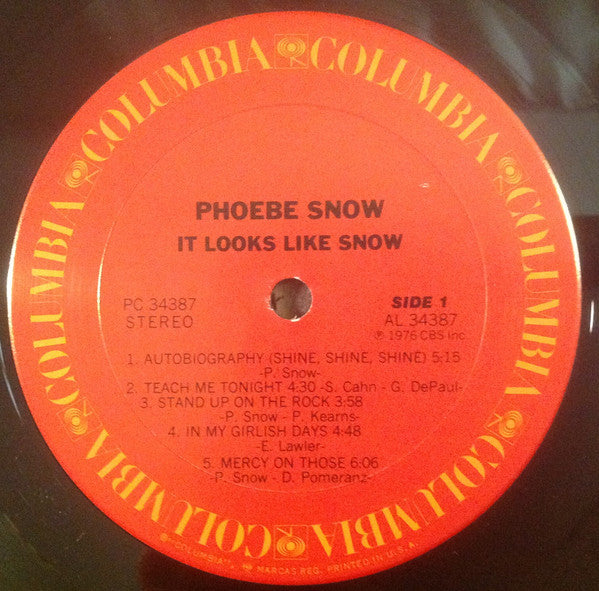 Phoebe Snow - It Looks Like Snow (LP, Album, San)