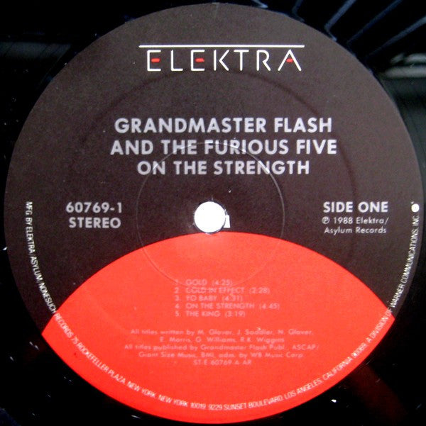 Grandmaster Flash And The Furious Five* - On The Strength (LP, Album)