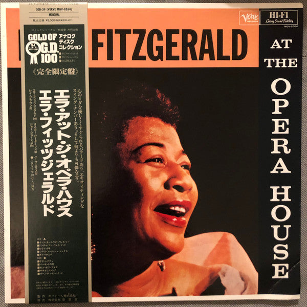 Ella Fitzgerald - Ella Fitzgerald At The Opera House(LP, Album, Mon...