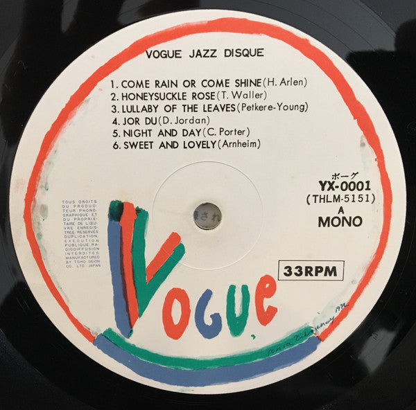 Various - Vogue Jazz Disque (LP, Comp, Mono)