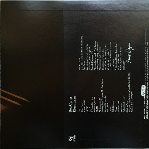 Ron Carter - Blues Farm (LP, Album, Gat)