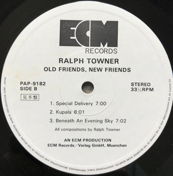 Ralph Towner - Old Friends, New Friends (LP, Album, Promo)