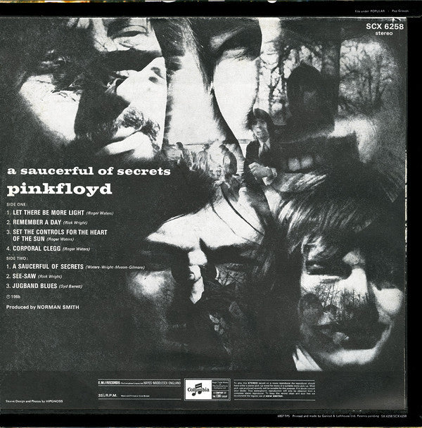 Pink Floyd - A Saucerful Of Secrets (LP, Album, RP)