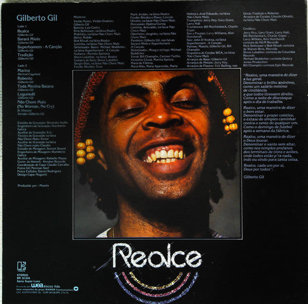 Gilberto Gil - Realce (LP, Promo, Gat)
