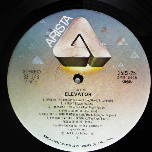 The Rollers - Elevator (LP, Album)