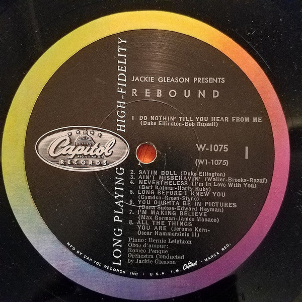 Jackie Gleason - Jackie Gleason Presents Rebound(LP, Album, Mono, Scr)