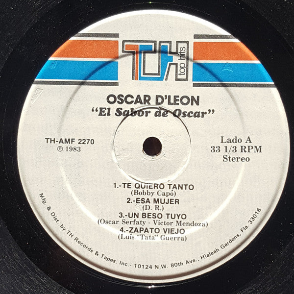 Oscar D'Leon* - El Sabor De Oscar (LP, Album)