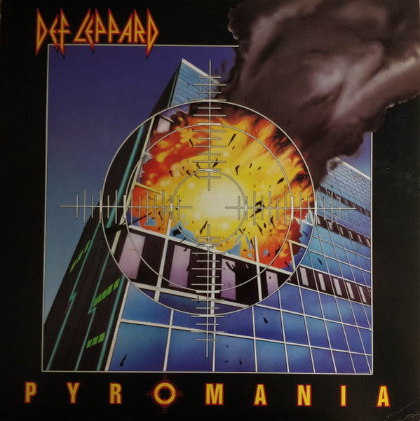 Def Leppard - Pyromania (LP, Album, Red)