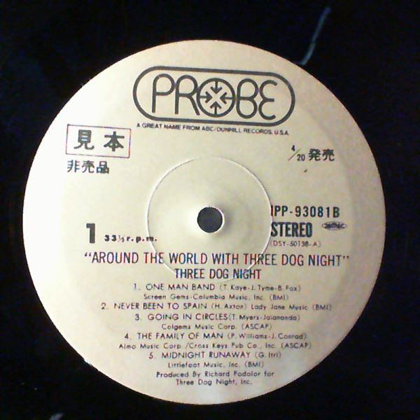Three Dog Night - Around The World With Three Dog Night(2xLP, Album...
