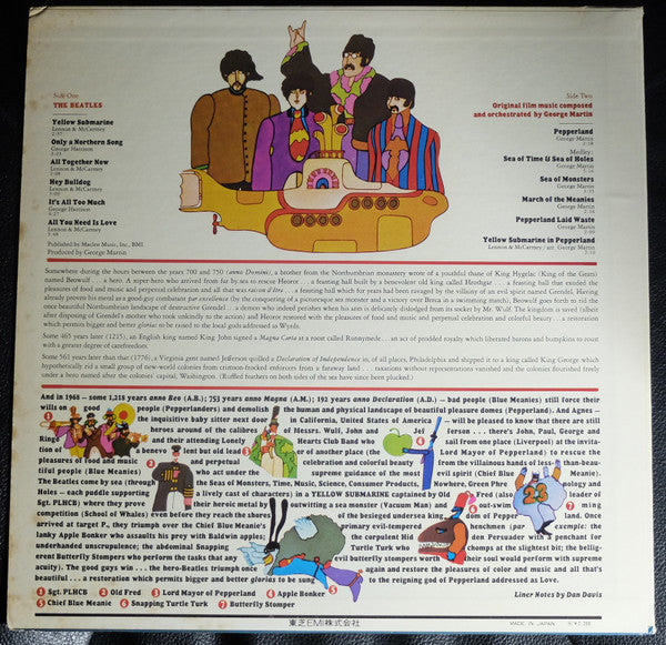 The Beatles - Yellow Submarine (LP, Album)