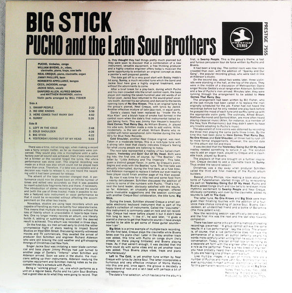 Pucho & The Latin Soul Brothers* - Big Stick (LP, Album, RE)