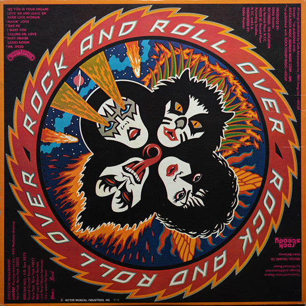 Kiss - Rock And Roll Over (LP, Album, RE, Fil)