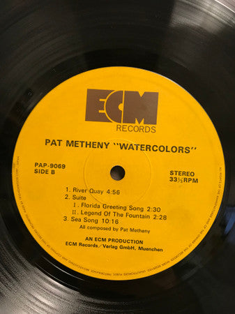 Pat Metheny - Watercolors (LP, Album)