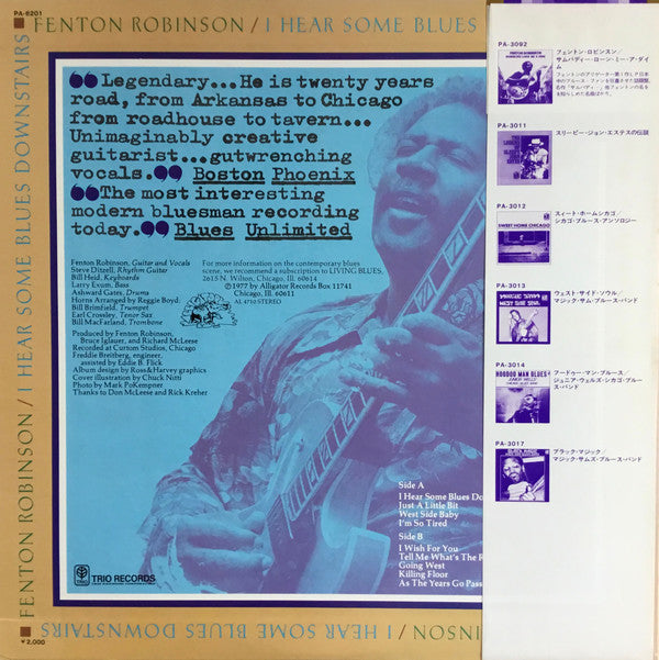 Fenton Robinson - I Hear Some Blues Downstairs (LP, Album)