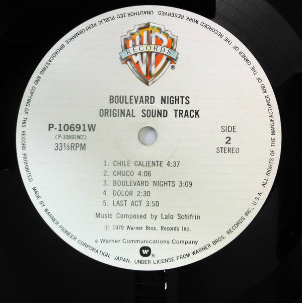 Lalo Schifrin - Boulevard Nights (Original Sound Track) (LP, Album)