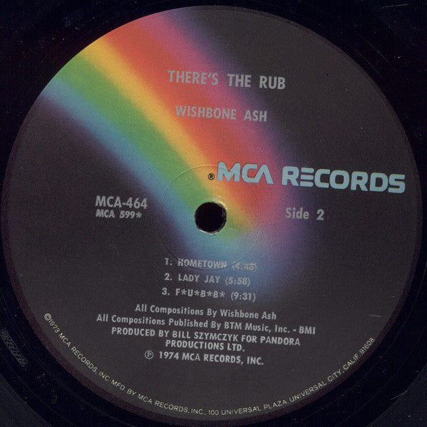 Wishbone Ash - There's The Rub (LP, Album, Glo)