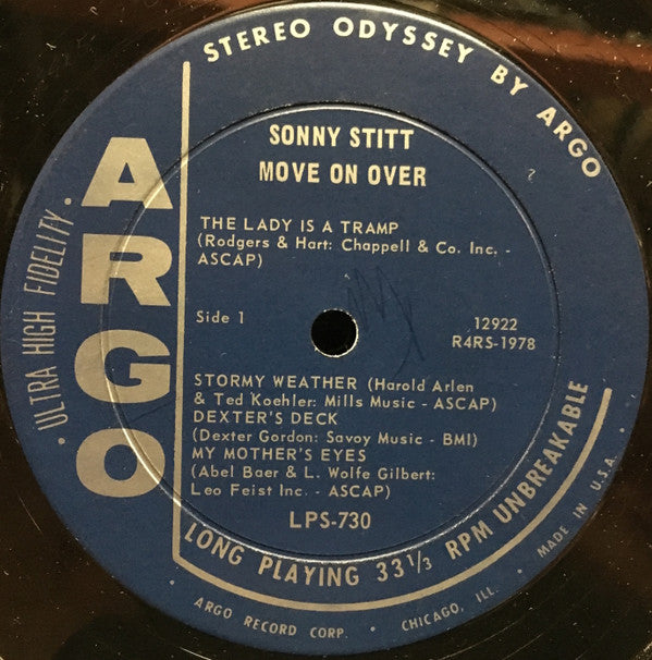 Sonny Stitt - Move On Over (LP, Album)