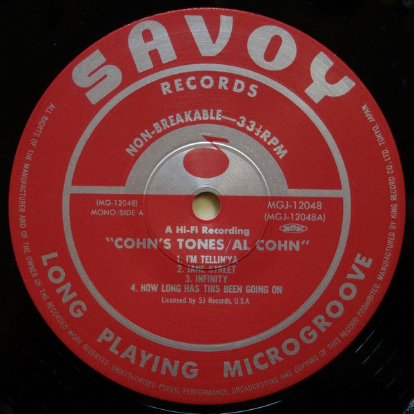 Al Cohn - Al Cohn's Tones (LP, Album, Mono)
