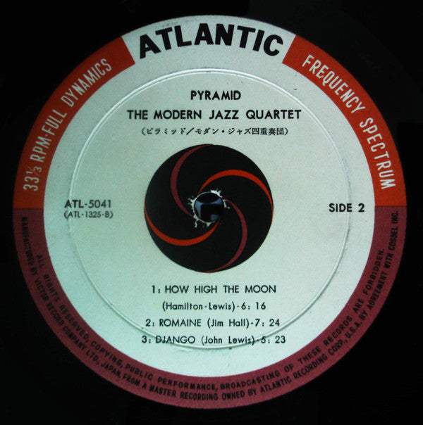 The Modern Jazz Quartet - Pyramid (LP, Mono)