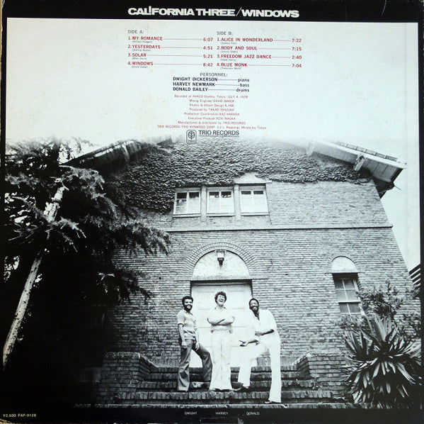California Three - Windows (LP, Album)
