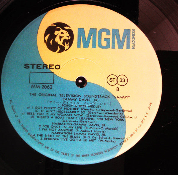 Sammy Davis, Jr.* - Sammy - The Original Television Sound Track (LP)