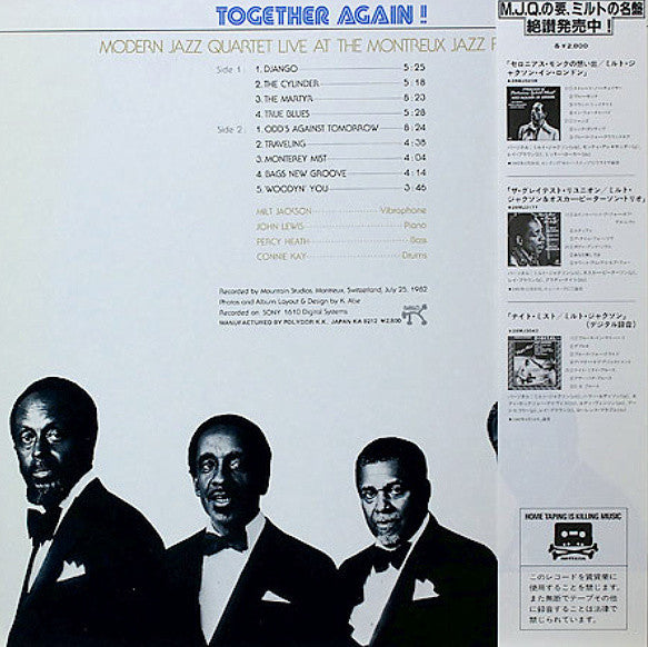 The Modern Jazz Quartet - Together Again! Live At The Montreux Jazz...