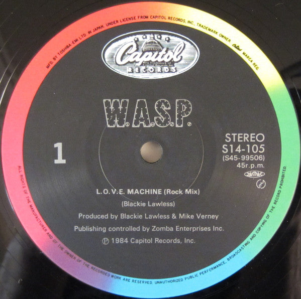 W.A.S.P. - L.O.V.E. Machine (12"", Single)
