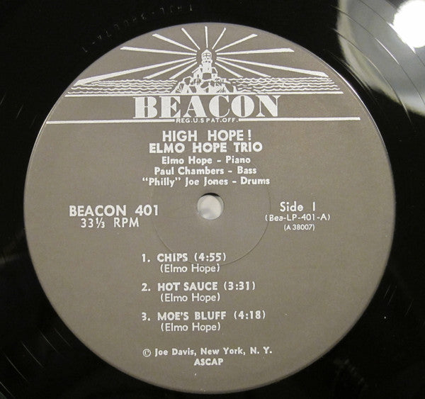 Elmo Hope Trio - High Hope! (LP, Mono)