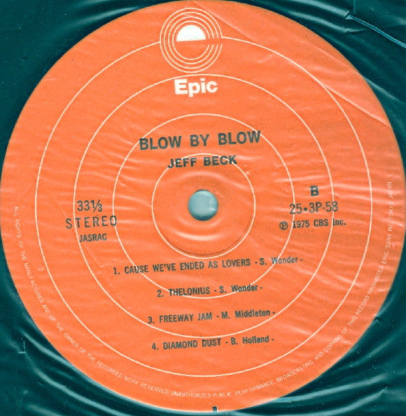 Jeff Beck - Blow By Blow (LP, Album, RE)