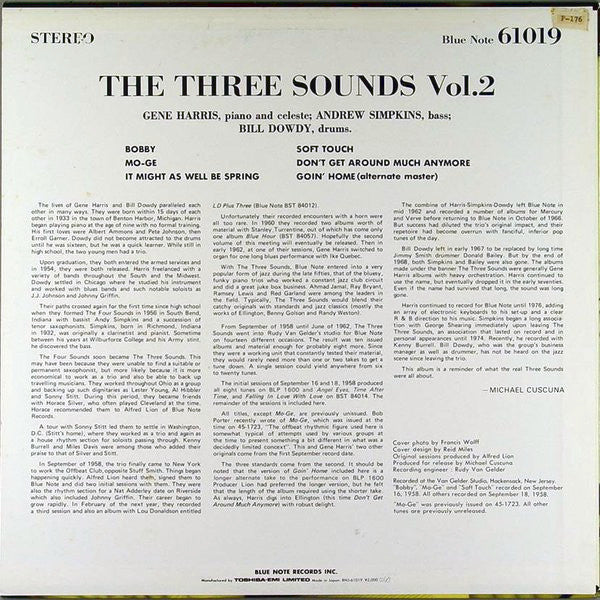 The Three Sounds - The Three Sounds Vol.2 (LP, Album, Ltd)