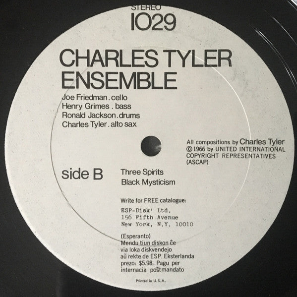 Charles Tyler Ensemble - Charles Tyler Ensemble (LP, Album)