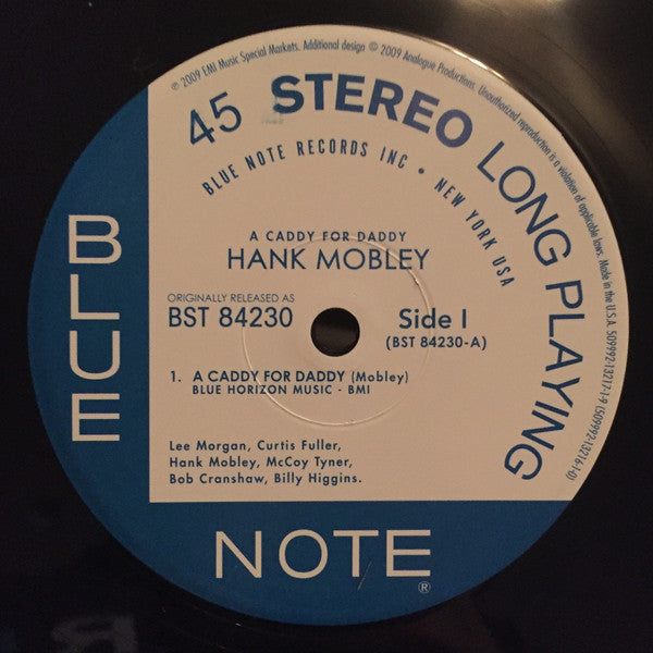 Hank Mobley - A Caddy For Daddy (2x12"", Album, Ltd, Num, RE, RM)
