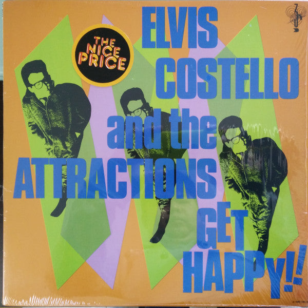 Elvis Costello & The Attractions - Get Happy! (LP, Album, RE, Car)